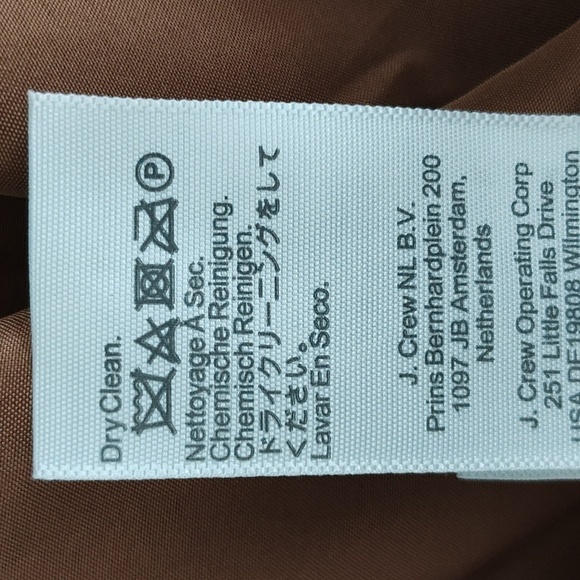 New JCREW Twill Double Breasted Blazer Size 4 - Picture 13 of 13